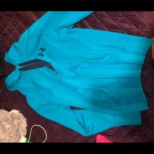 blue under armor hoodie.never been worn.